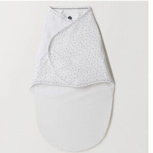 Nested Bean Zen Swaddle Classic Cotton 0-6 Months 7-18 lbs Weighted White